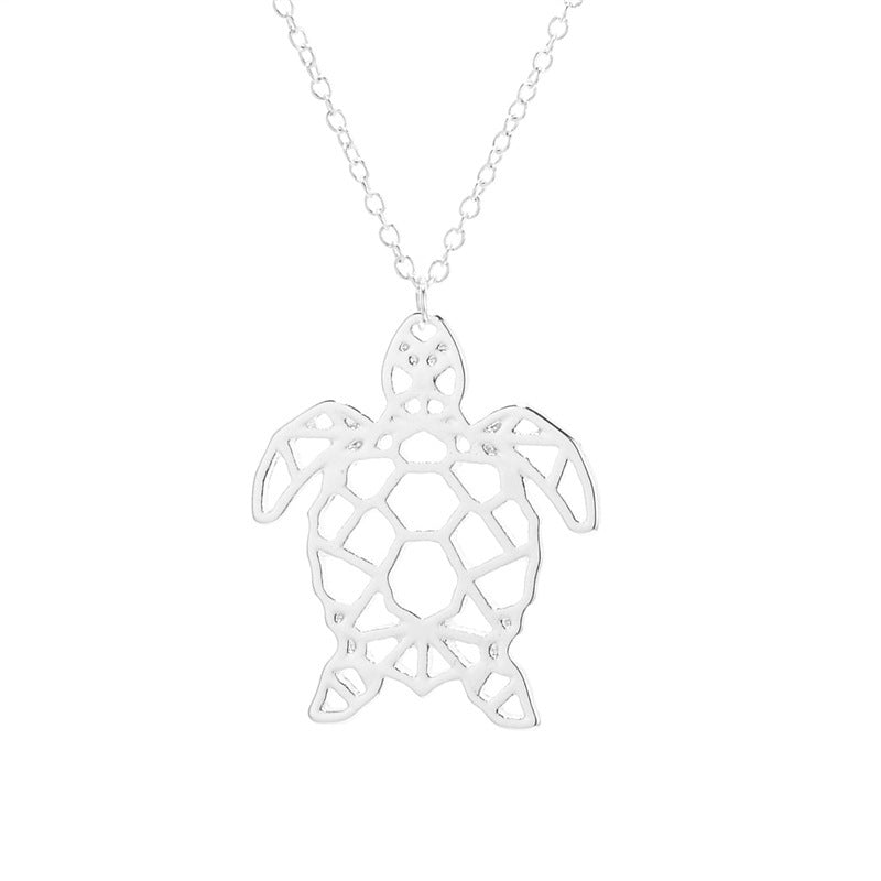 Hollow Turtle Necklace