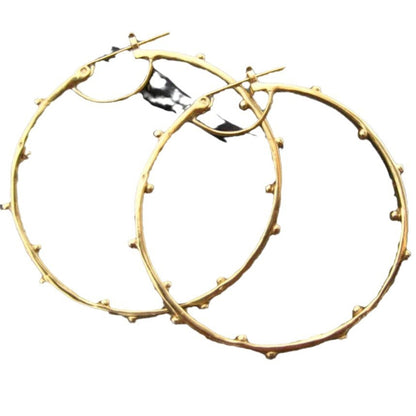 Metal Big Ear Simple Elegant Gold