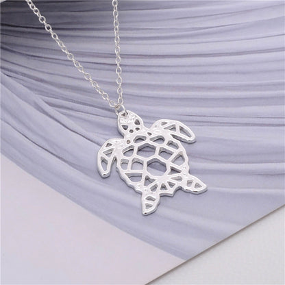 Hollow Turtle Necklace