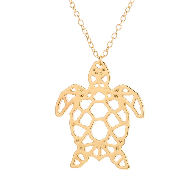 Hollow Turtle Necklace