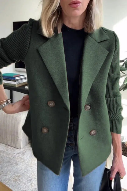 Double Breasted Lapel Jacket