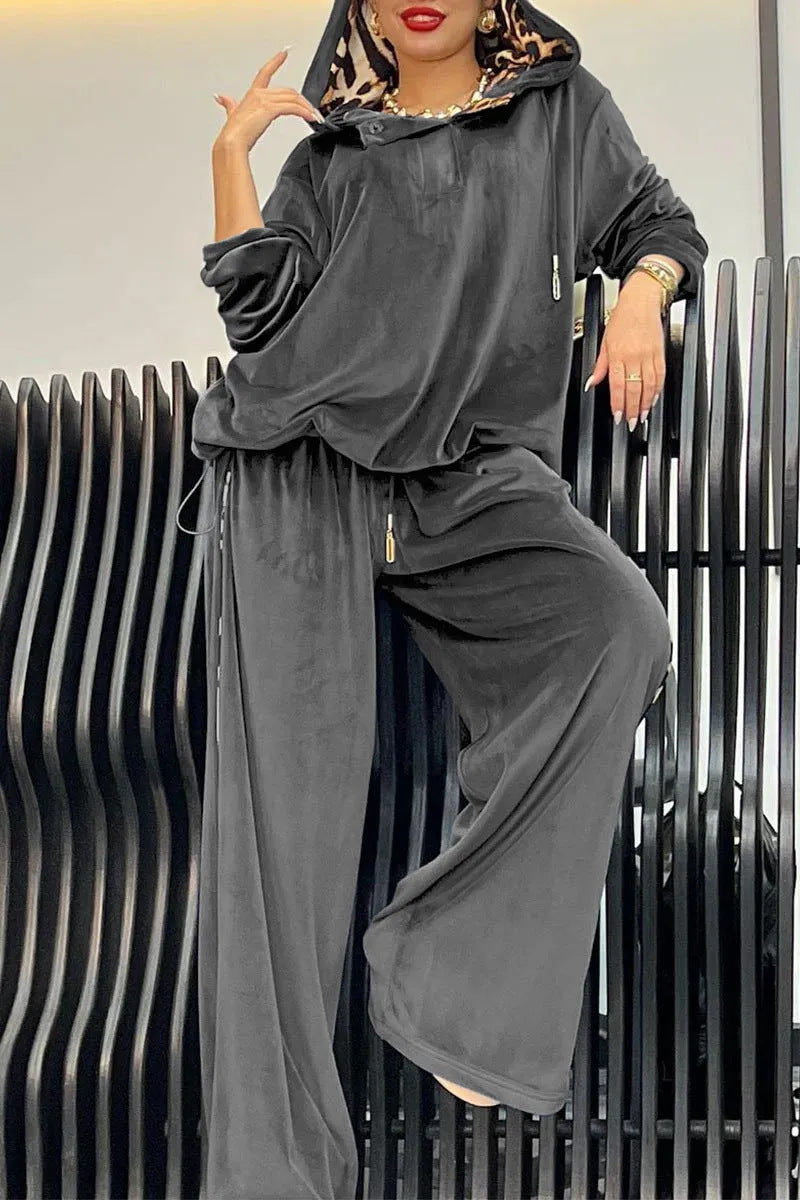 Loose Casual Two-piece Suit