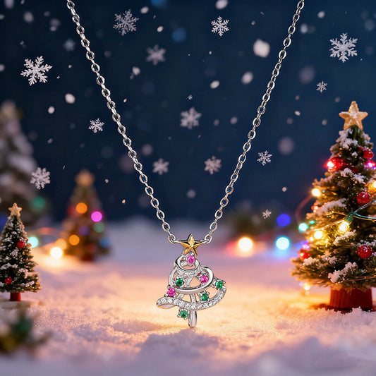 Christmas Tree Necklace