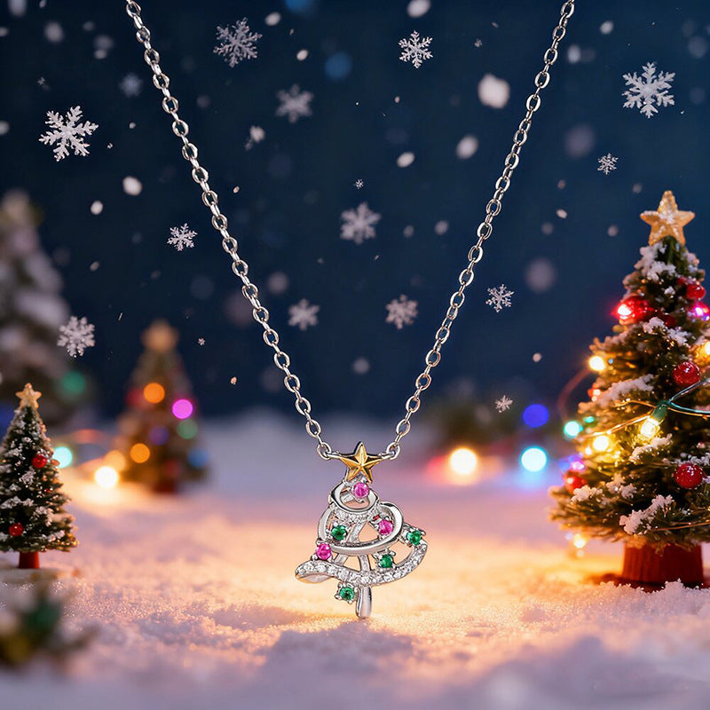 Christmas Tree Necklace