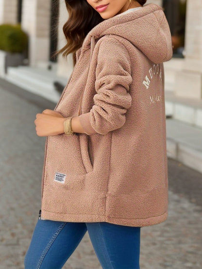 Winter Fleece Hooded Jacket