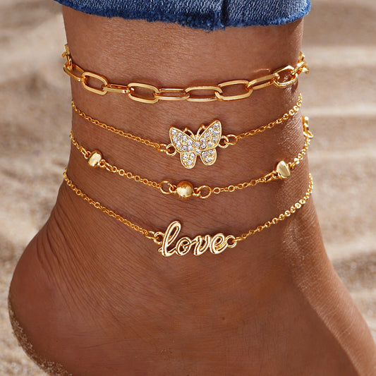 Exotic Beach Anklet Set