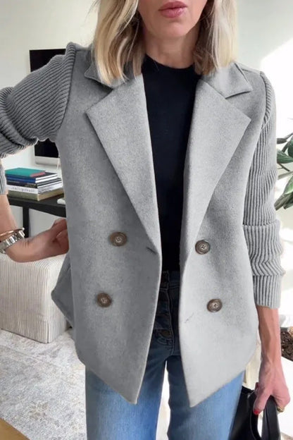 Double Breasted Lapel Jacket