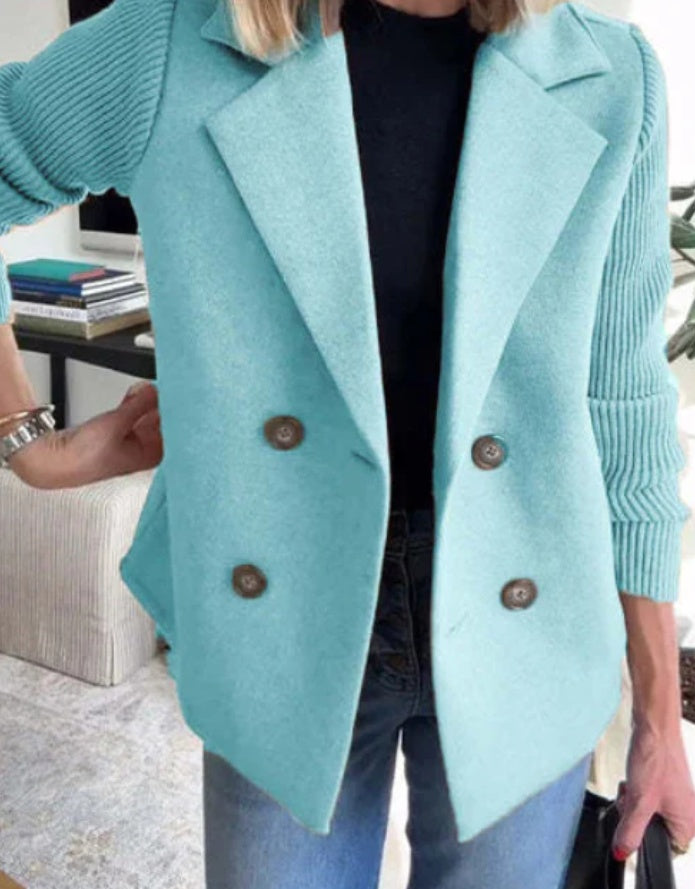 Double Breasted Lapel Jacket