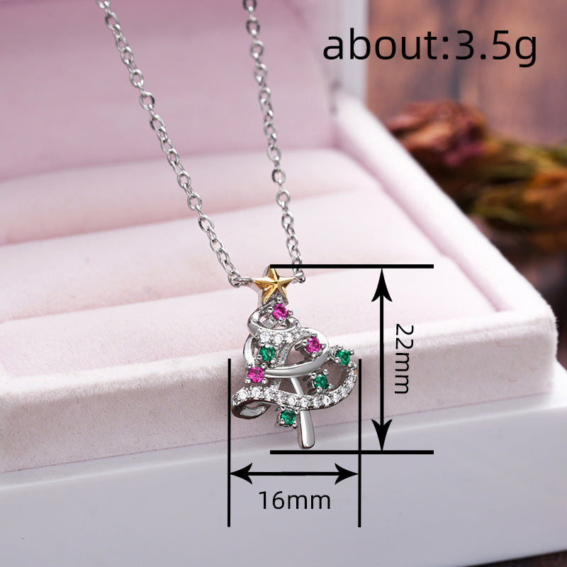 Christmas Tree Necklace